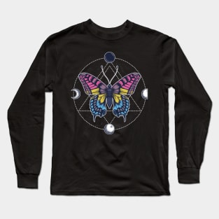 Pansexual Butterfly Long Sleeve T-Shirt